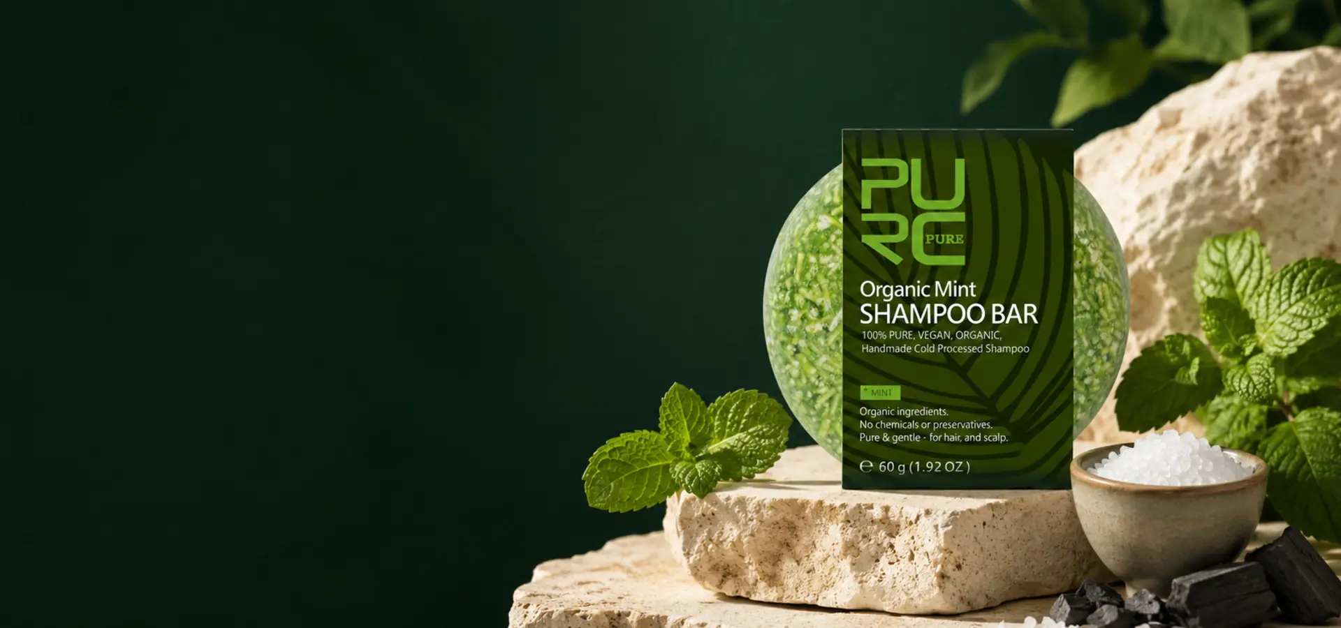 Scalp care routine for oily roots and product buildup with PURC hair care