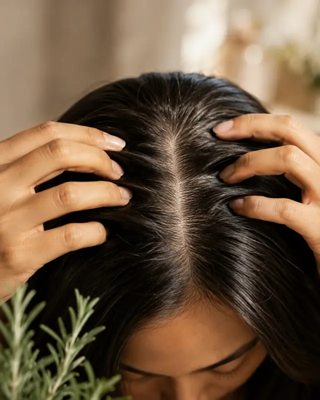 PURC scalp care routine for clean fresh and balanced-feeling roots