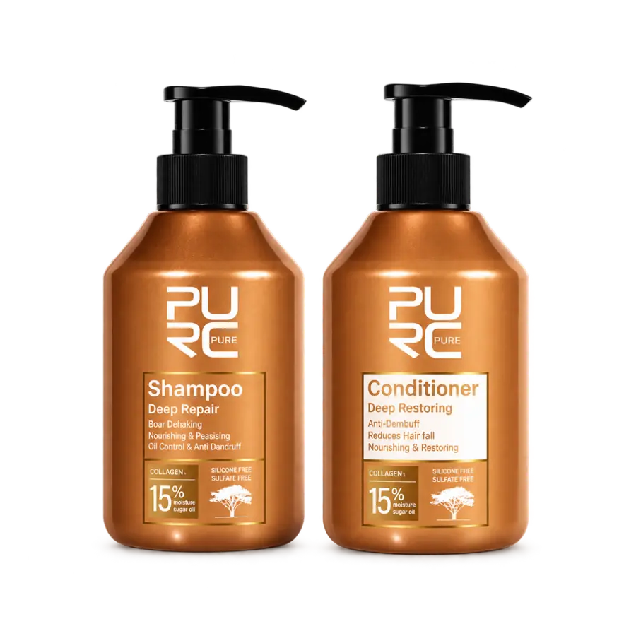 PURC Argan Oil Shampoo and Conditioner hair care set
