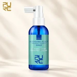 PURC Activating Scalp Treatment Essence Spray blue bottle with white spray nozzle