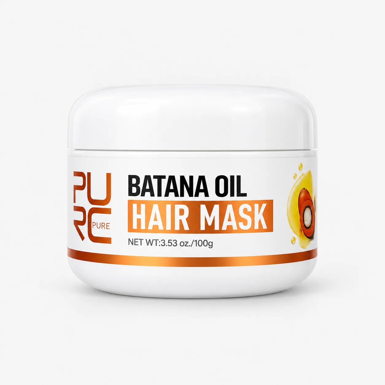 PURC Batana Oil Hair Mask for dry damaged and frizzy hair