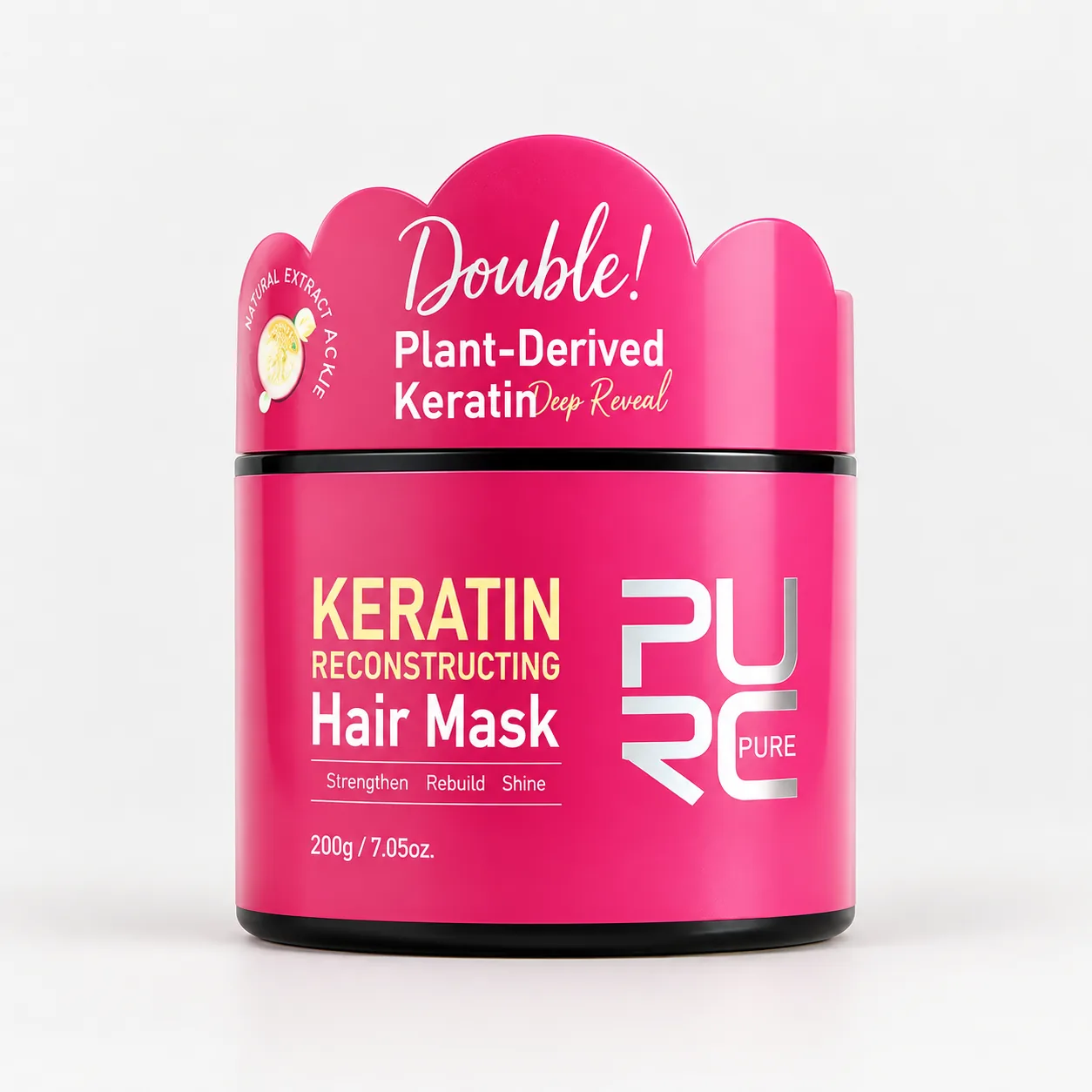 PURC Keratin Reconstructing Hair Mask for damaged dry and frizzy hair