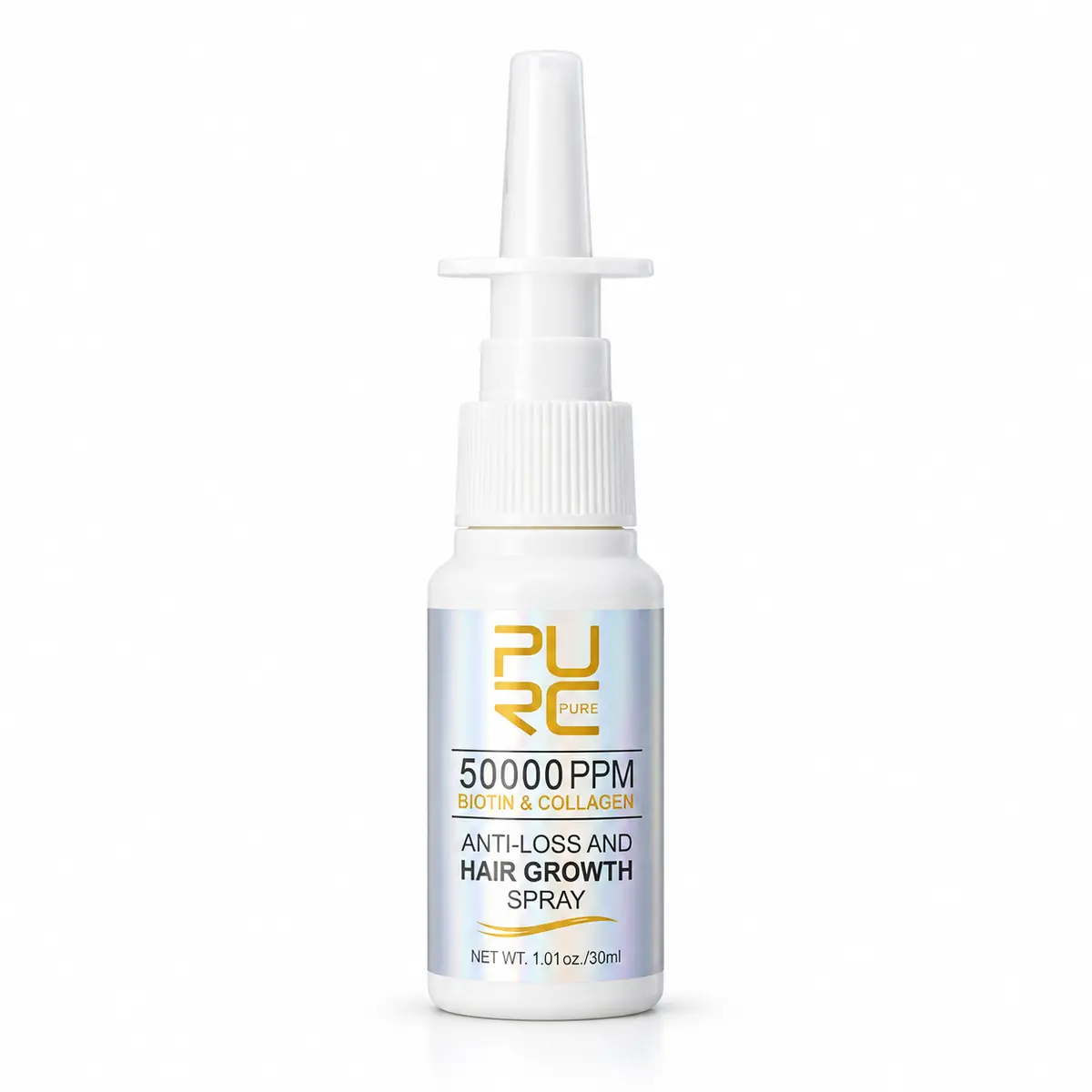 PURC Biotin and Collagen Hair Growth Spray 30ml bottle