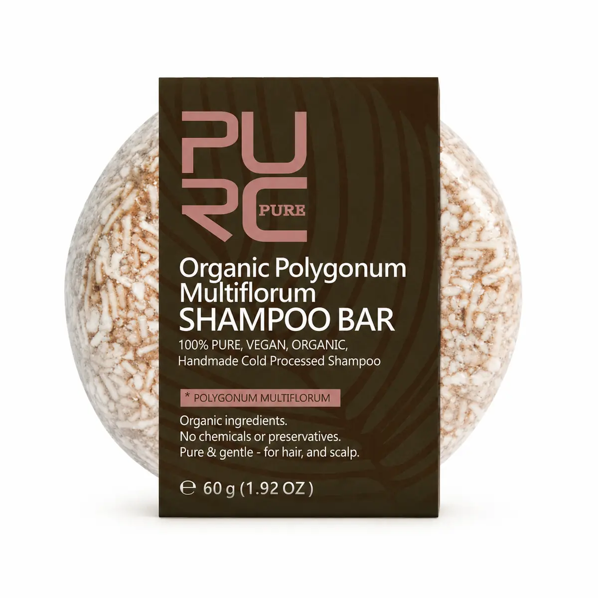 PURC Organic Polygonum Multiflorum Shampoo Bar 60g