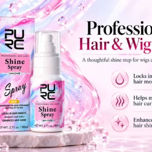 PURC Professional Hair and Wig Care Shine Spray for moisture curl care and shine