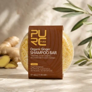 PURC Ginger shampoo bar premium product view