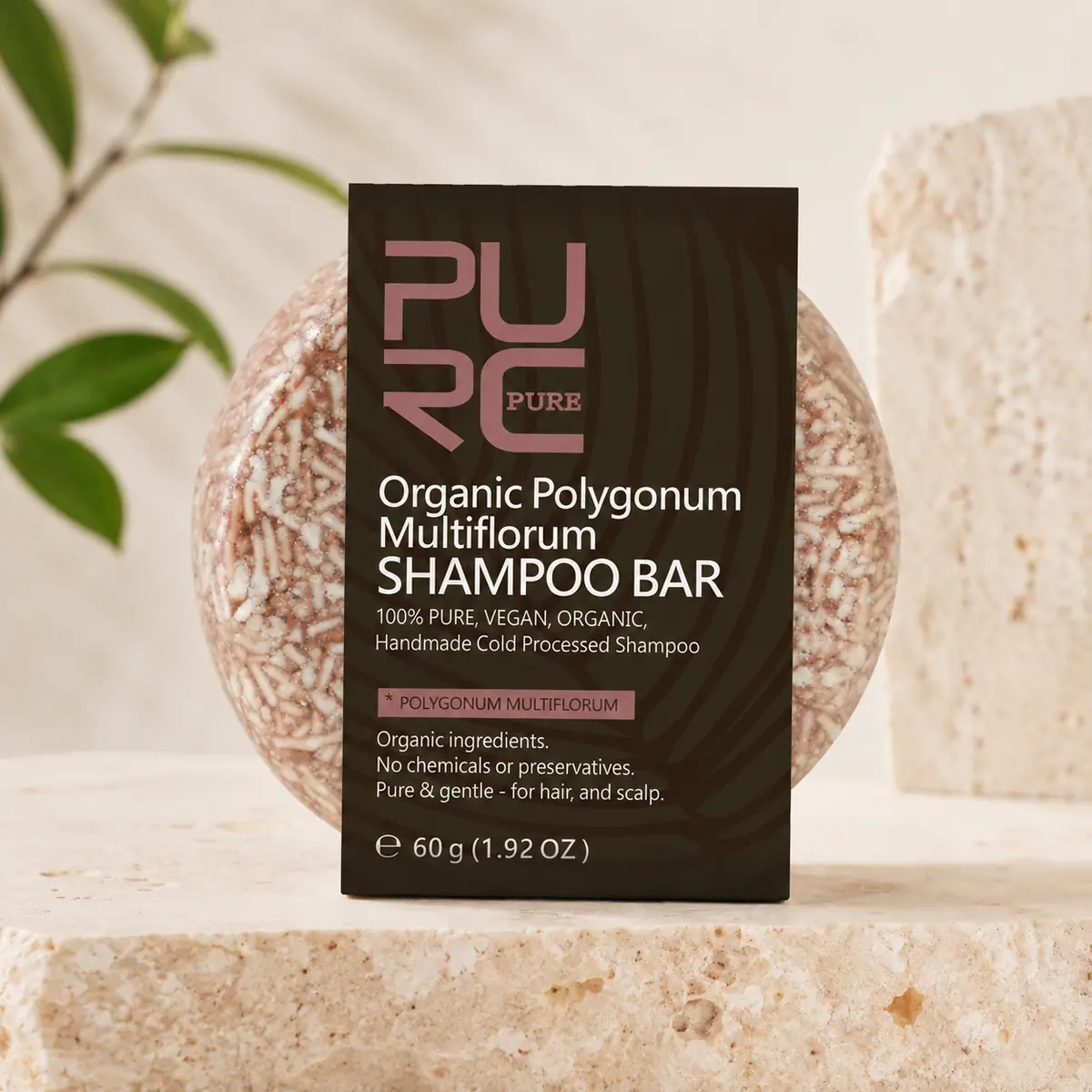 PURC Polygonum shampoo bar premium product view