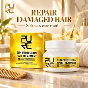 PURC Sun Protection Hair Treatment Mask for damaged hair repair and softness care