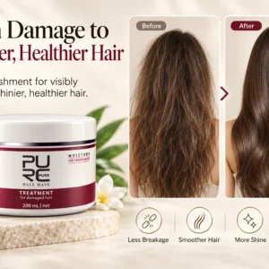 PURC Keratin Hair Mask salon like care for damaged dry and frizzy hair at home