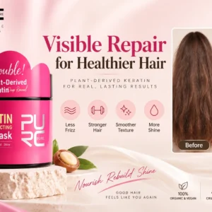 PURC Keratin Hair Mask for visibly smoother healthier looking hair