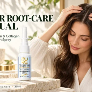 PURC Biotin and Collagen Hair Growth Spray root-care ritual for targeted scalp care
