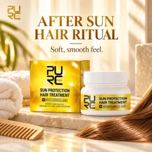 PURC Sun Protection Hair Treatment Mask after sun hair ritual for soft smooth feel
